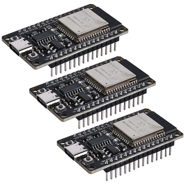 3/4 pieces ESP32 development board NodeMCU modules: ESP32 type C NodeMCU development board, 2.4GHz dual-mode WiFi + Bluetooth dual cores microcontroller integrated, ESP-WROOM-32, CP2102 chip (3