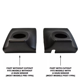 Classic Trim Parts Rear View Mirror Top Trim (Without Cutout) Mercedes R129 SL-Class (1990-1995)