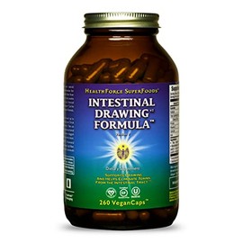 HealthForce SuperFoods Intestinal Drawing Formula - Capsules - 260 Vegan Capsules