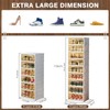 NLDD's 9-Tier Space-Optimizing Shoe Storage: Clear, Collapsible System for 18