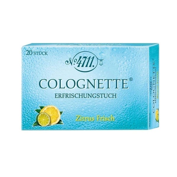 Muelhens 4711 Colognette Eau de Cologne Refreshing Tissue for Women