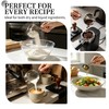 YC Kitchen 8Pcs Measuring Cups and Spoons Set Stainless Steel