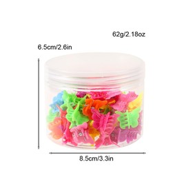 Pack of 50 Mini Butterfly Hair Clips for Women, Small Butterfly Clips, Cute Hair Clips, Claw Hair Clip, Hair Accessories, for Girls and Women, Mixed Colour A