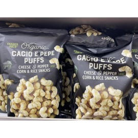 Trader Joe's 2 Packs Trader Joe's Organic Cacio E Pepe Puffs 4.9oz Each Pack