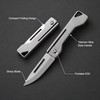 Folding Utility Knife for Camping & DIY – Compact Stainless