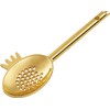 Cogit Incense Burner Ash Candelabra Cleaning Stick, Gold, Total Length