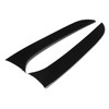 2pcs Rear Window Side Spoiler Canard Wing Glossy Black Replacement