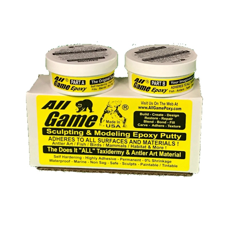 ALL GAME - ORIGINAL TAXIDERMY Epoxy Putty 1/2 LB KIT
