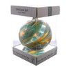 Sienna Glass August Birthstone Glass Friendship Ball-Peridot, 11 x 11