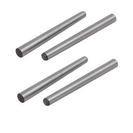 sourcingmap Carbon Steel GB117 100mm Length 8mm Small End Diameter Taper Pin 4pcs