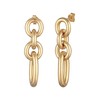 Elli Women's Earrings Link Chain Element Gold Colour, Brass, No