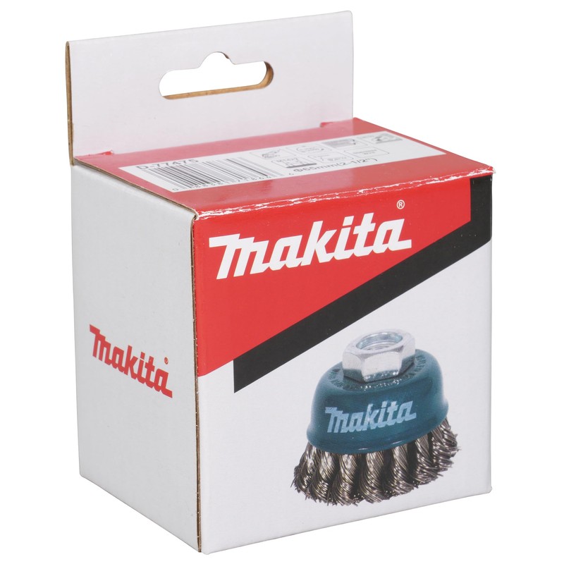 Makita D-77475 Cup Wire Brush Knotted 65xM14