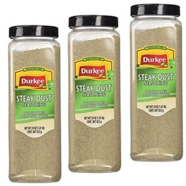 Durkee Steak Dust Seasoning - 29 oz. container, 6 per case