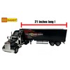 Big-Daddy Heavy Duty Tractor Trailer Cargo Transporter with Remote-Controlled Cargo