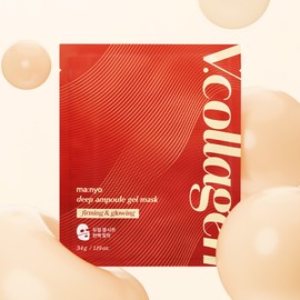 Witch Factory [10 sheets] Manyo Factory V Collagen Deep Ampoule Gel Mask 34g / [10매] 마녀공장 브이 콜라겐 딥 앰플 겔 마스크 34g