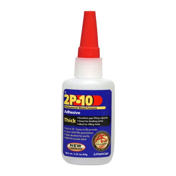 FastCap FastCap 2P-10 Professional Thick Wood Adhesive Glue - Ideal