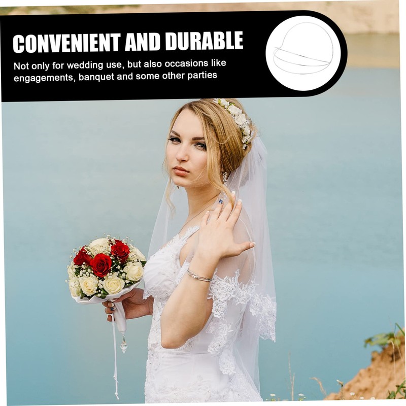 2pcs Four Layer Headband Headband Crown Accessory Crown Diy Frame