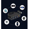 Kfz-Ladegerät Zigarettenanzünder Splitter 120 W Adapter Zigarettenanzünder mit 3 USB-Anschlüssen