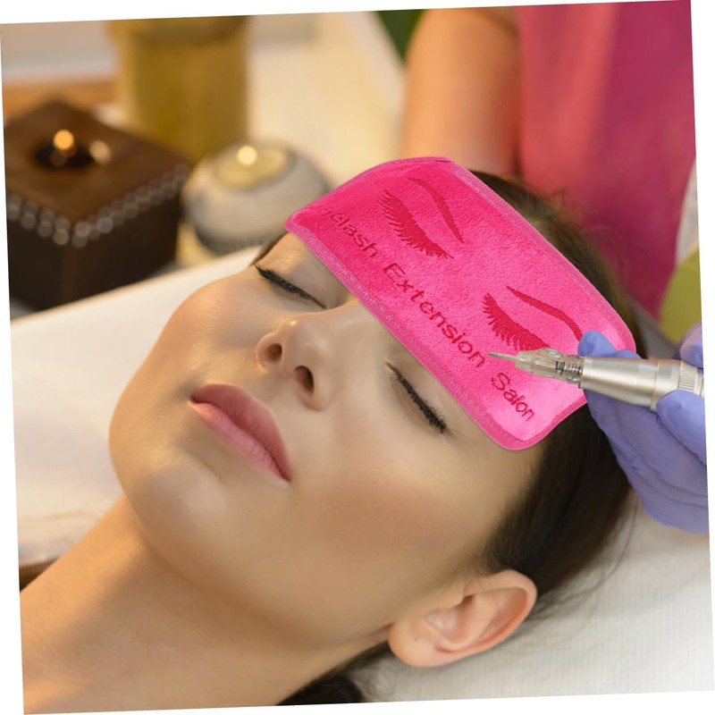 FOMIYES 12pcs Eyelash Extension Forehead Pads Soft Grafting Cushions for