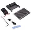 Aluminum Alloy Cooling Case Heat Dissipation Enclosure with Fan for