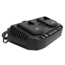 Snow Joe 24VCHRG-DPC 24V iON+ Dual Port Quick Charge Docking Station, Black