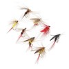 40Pcs Fly Fishing Flies Kit Stainless Steel with Box Lures