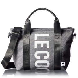 Cox Sportif Women's Rochelle Logo Print Sweat Deodorizing Antibacterial 2-Way Shoulder Bag, charcoal gray