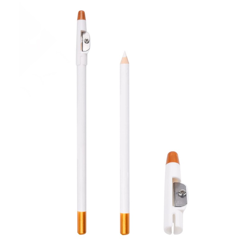 XNHIU 3 Pieces Barber Pencil with Built-in Sharpener Hairline Outliner