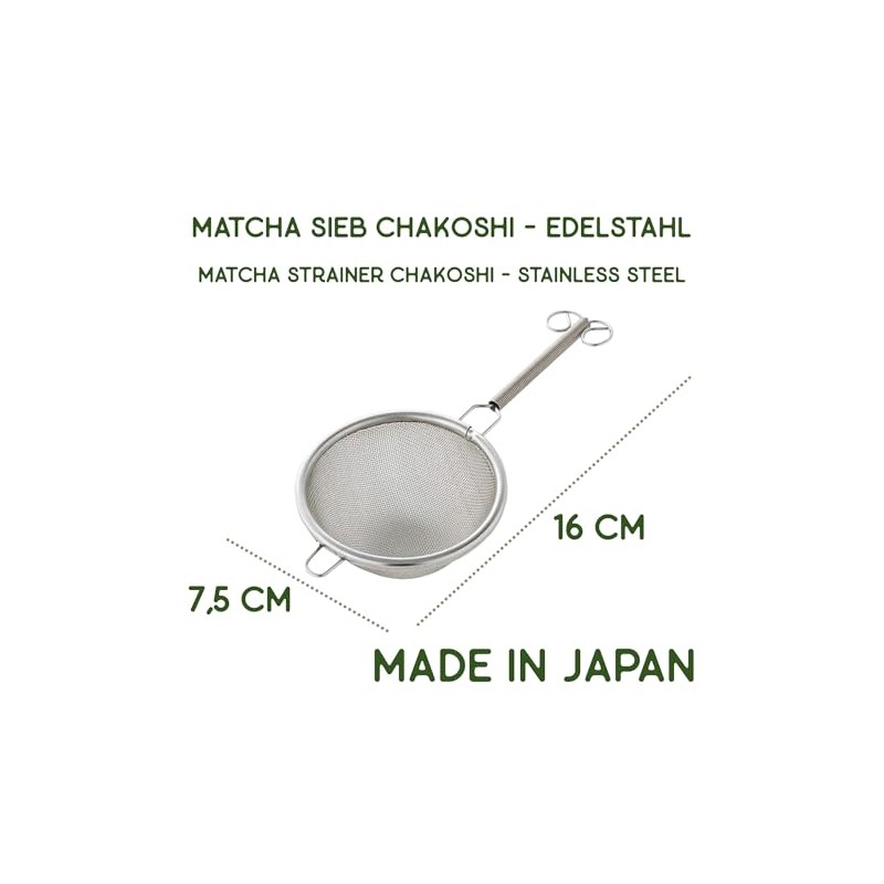 Matcha Tea Strainer "Chakoshi" Made of Stainless Steel – Very