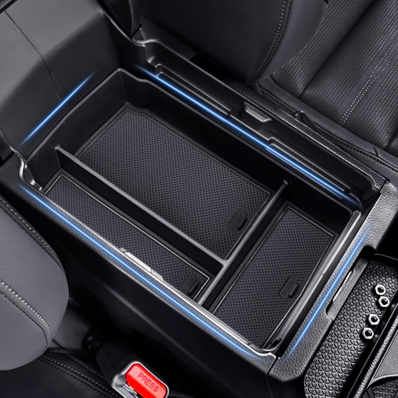Drytuns Center Console Organizer Armrest Tray Insert Storage Box for