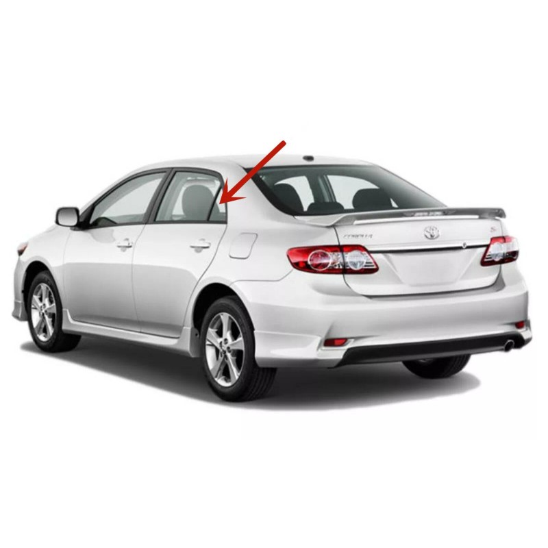 NAGD Fits 2009-2013 Toyota Corolla 4-Door Sedan Driver Left Rear