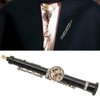 Miniature Oboe Brooch for Music Lover Exquisite Rust Protection Miniature