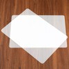 2PCS Clear Silicone Mats Non-Slip Heat Resistant Plastic Placemats Wipeable
