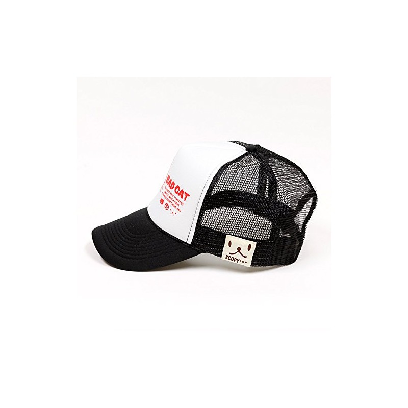 Scorpy BAD CAT Cat Pattern Mesh Cap for Cat Lovers,