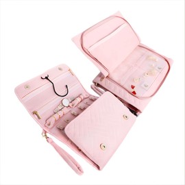 Jewelry Pouch, Jewelry Box, Accessory Case, Portable, Accessory Bag, Jewelry Storage, Small Jewelry Box, Storage Case, Compact, Portable, Cute, Accessory Storage, Piercing Case, Earrings, Rings,