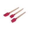 Farberware Mini Wood Baking Set, Includes a Mini Basting Brush,