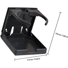 Portavasos Adecuado para Organizar el Interior del Automóvil de Abs Plegable para Coche Color Negro Diseño Compacto y Fácil Almacenamiento Color Aleatorio