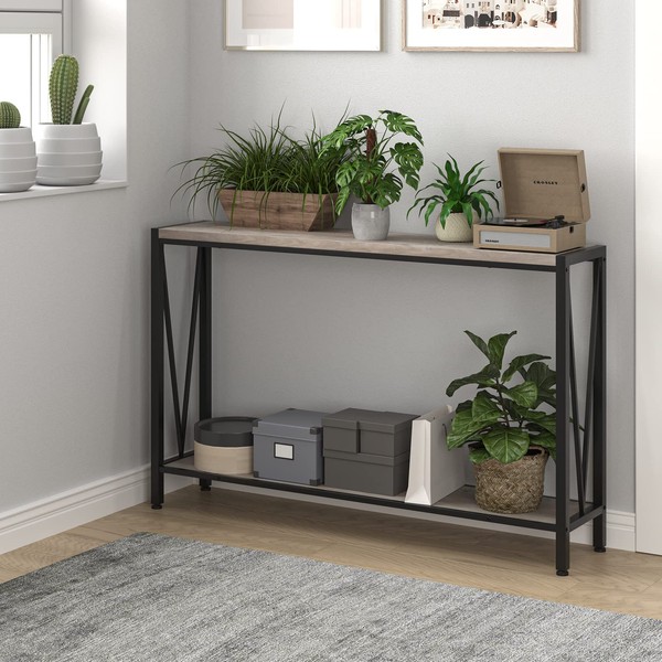Amyove BCT001 Console Table, 47.2", Grey