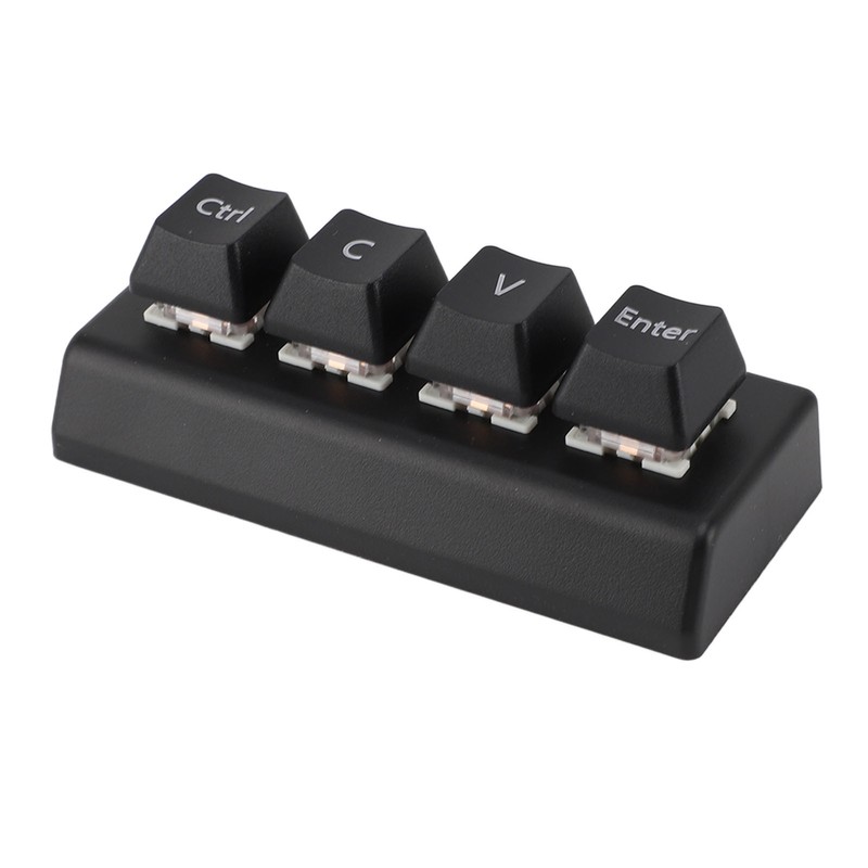 Programmable Keypad 4 Keys Support NKRO Red Switch Ctrl C