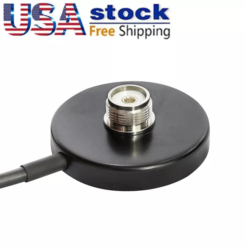 Unbranded 1 Pack SO239 Magnet Mount Base With Mini-UHF Plug