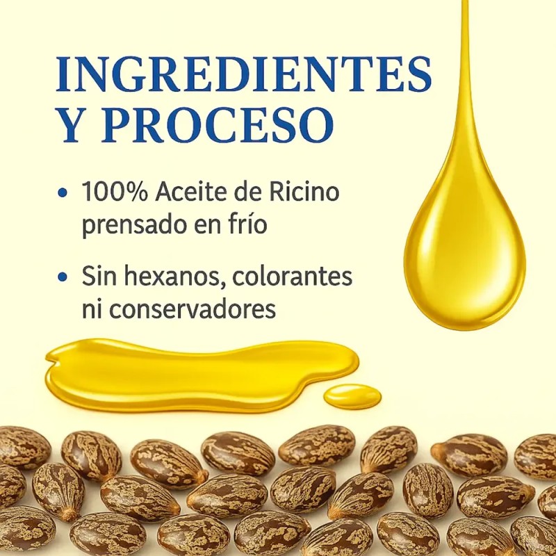 Aceite De Ricino Puro Y Orgánico 250 Ml - Corporal