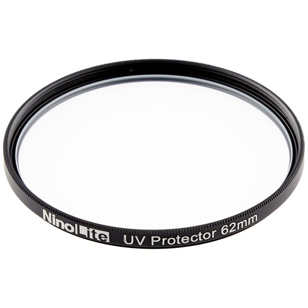 NinoLite UV Filter 62mm Camera Lens Protection AF Compatible with