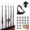 FINNECT Wall-Mounted Rod Stand for 20 Rods, Wall-Mounted Pole Hanger,