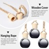 BBTO 100 Pcs Car Air Fresheners Diffuser with Wooden Cap