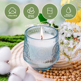 Vintage Oak Scented Candles for Home Scented, Mother's Day Gifts, Soy Wax Long Lasting Candles, Gifts for Women