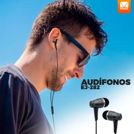 Maíz Audifonos Alambricos Jack 3.5mm In-ear Manos Libres Pc