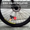 SUNGOOYUE Bicycle CO2 Inflator, Adjustable Bicycle Tyre Pump, Compatible with