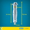 Rapid Cavity Dowel Metal with M6 Screw for Plasterboard 6-21