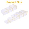 Olutacot 8 Pack Acrylic Risers for Display - Nesting Cubes