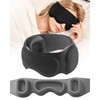 Weighted Eye Mask for Sleeping with Ear Cover, 3D Blackout